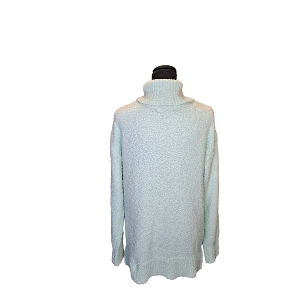 Inner Circle Turtleneck Sweater Womens Mint Green Plush Size M - Picture 2 of 8